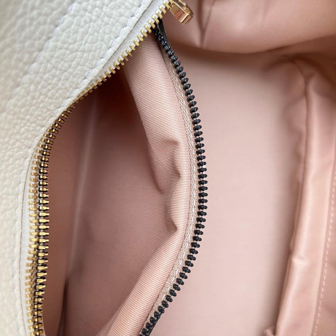 美品✨ロリステッラ かごバッグ 2WAY ショルダーバッグ ハンドバッグ 白