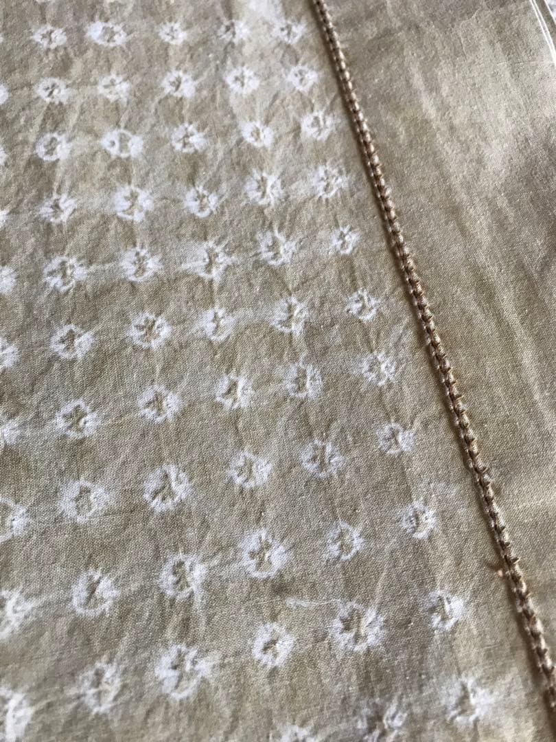 ヨーガンレール　シーツ　天然染料　絞り染め