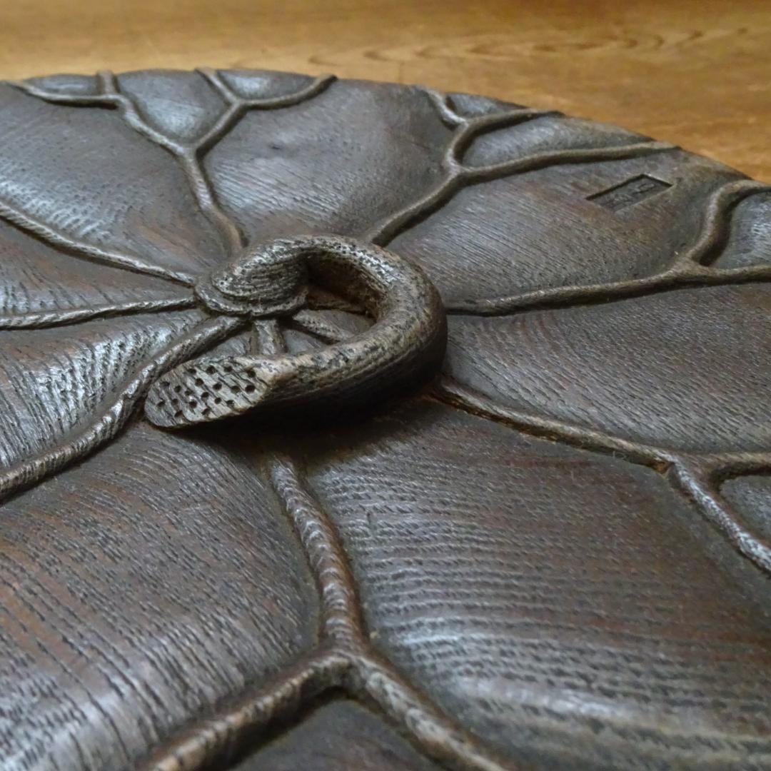 龍*ん様 お盆　くり抜き盆　菓子盆　茶道具 古民具　民藝　煎茶盆 ？　唐物 ？