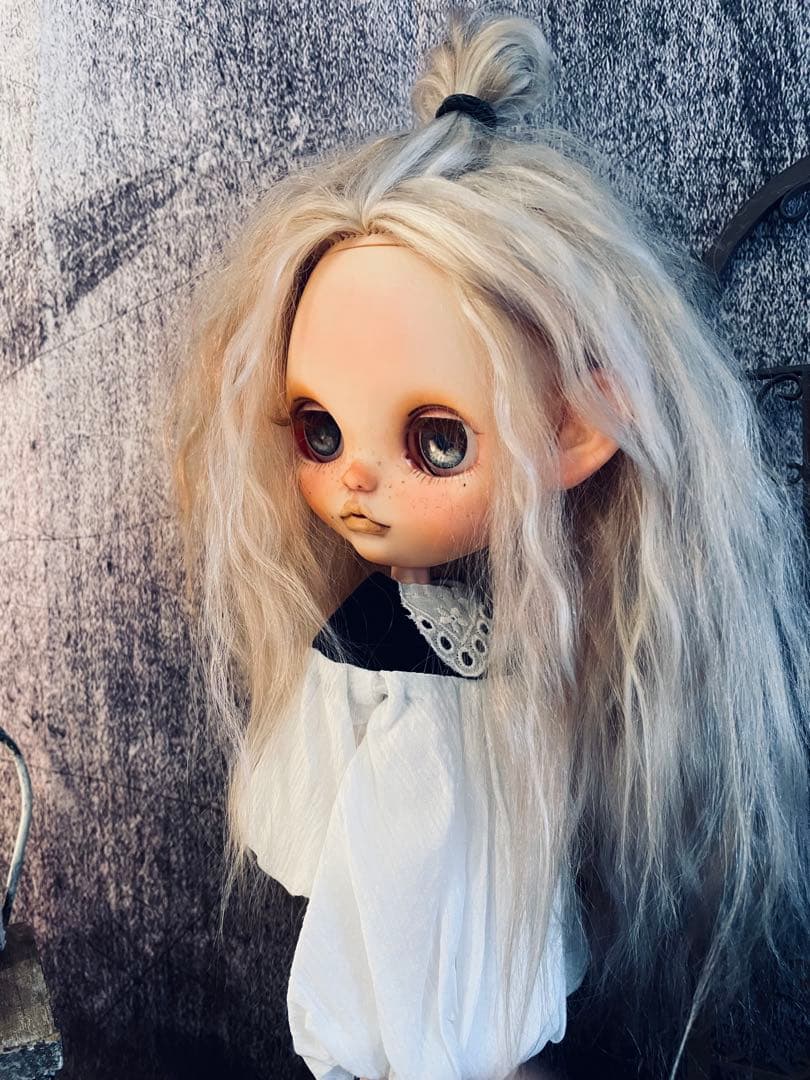 【専用】カスタム ブライス ビジューブリリアント頭皮付きモヘアアウトフィット付属