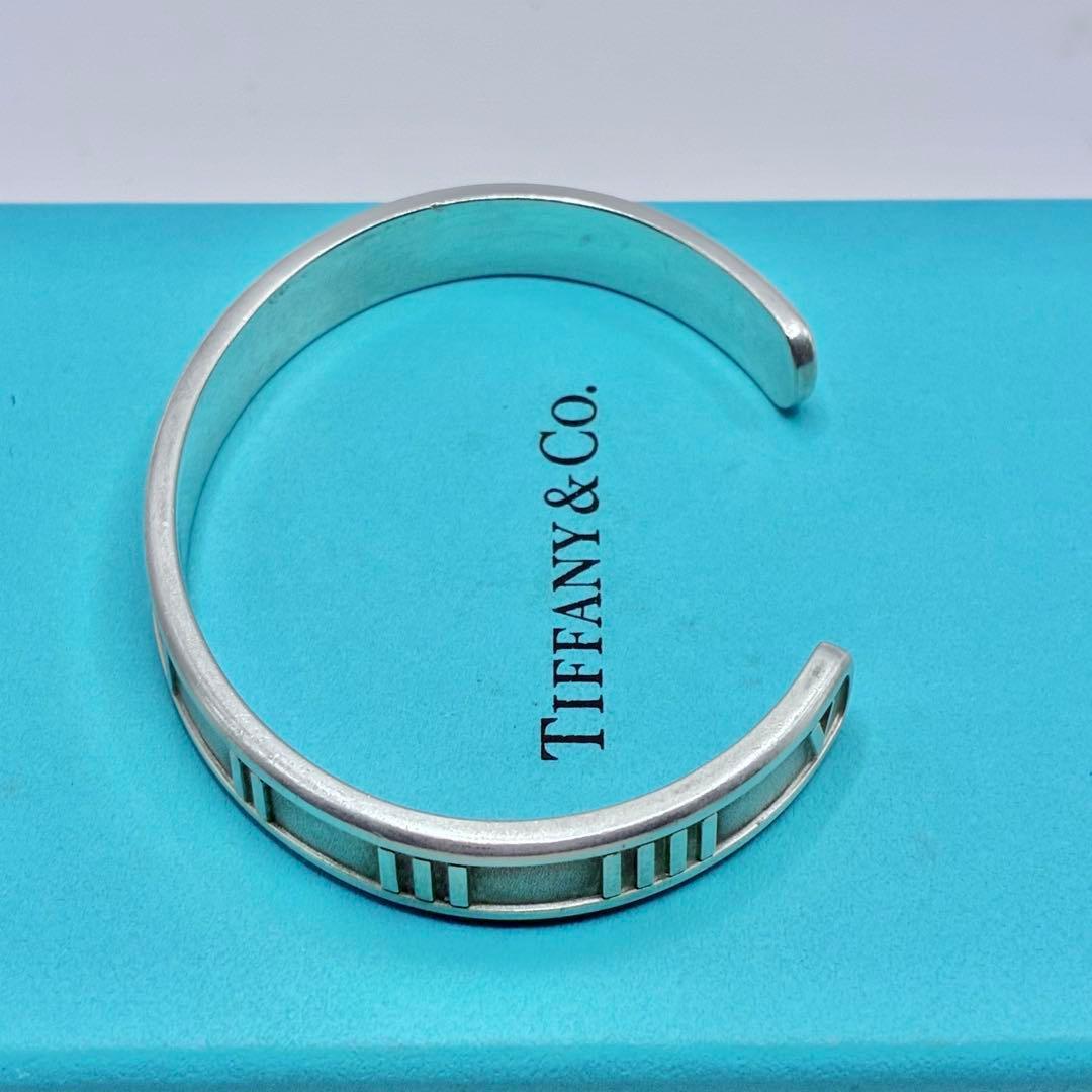 ティファニー　アトラス　カフ　バングル　ブレスレット　シルバー　レディース