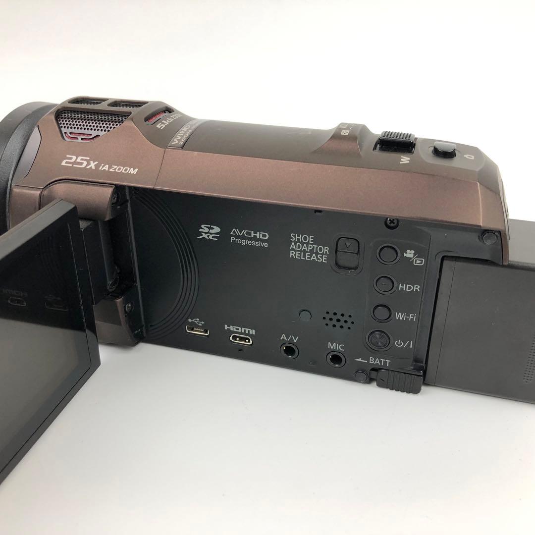 極美品 Panasonic 4Kビデオカメラ HC-WX995M-T ブラウン