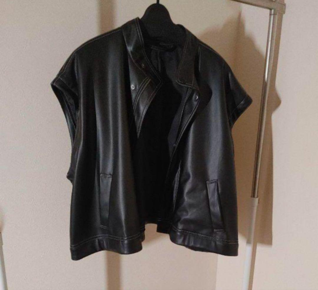 メゾンスペシャル ヴィーガン レザー プライム オーバー モッズコート