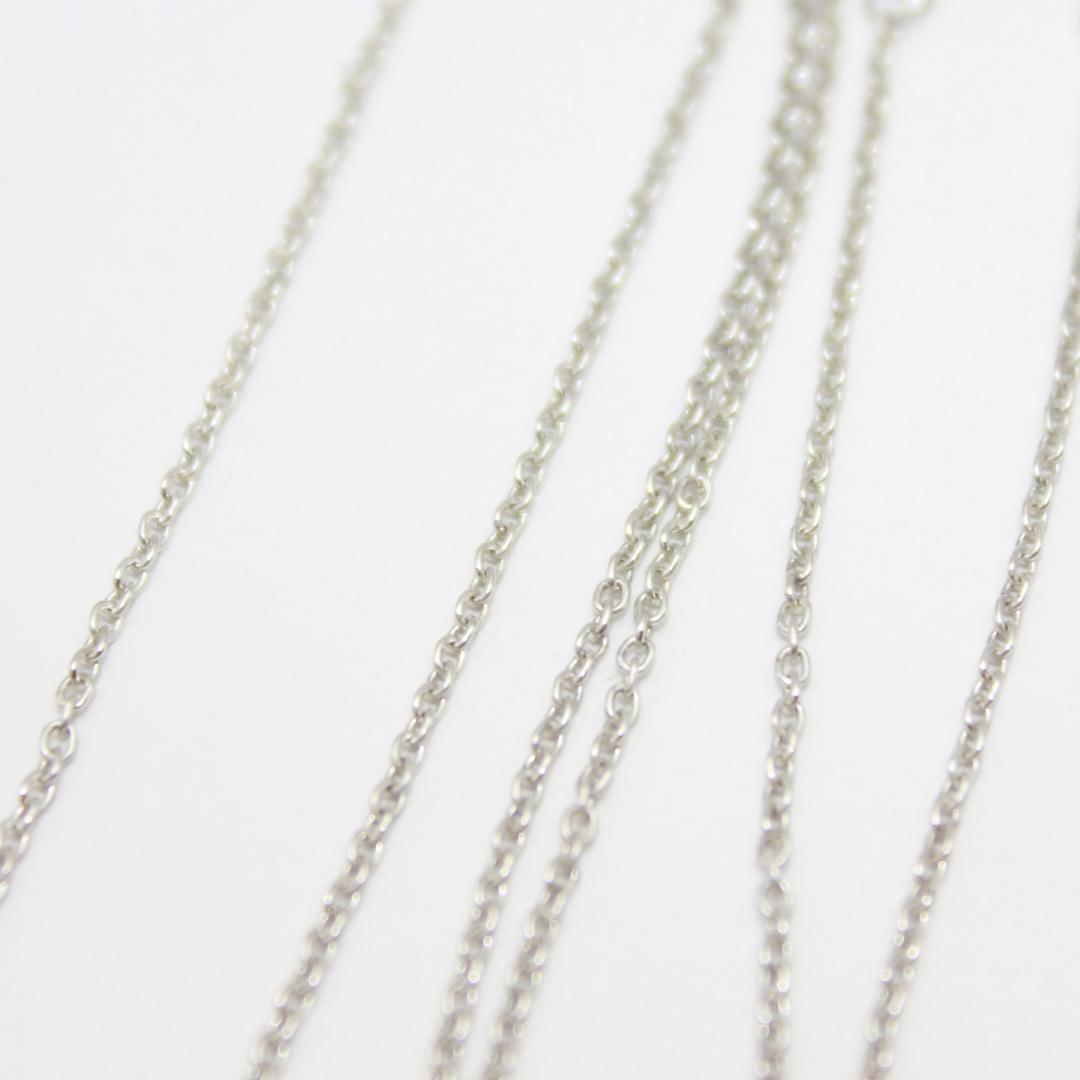 美品 Tiffany&Co. ティファニー ビーン シルバー ネックレス 925