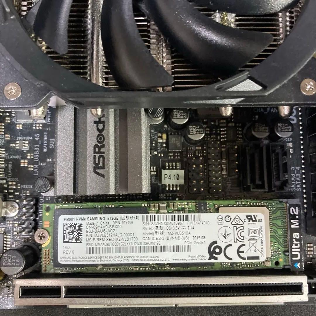 【itxマザボセット】Z390+i7-8700+512gb+16gb