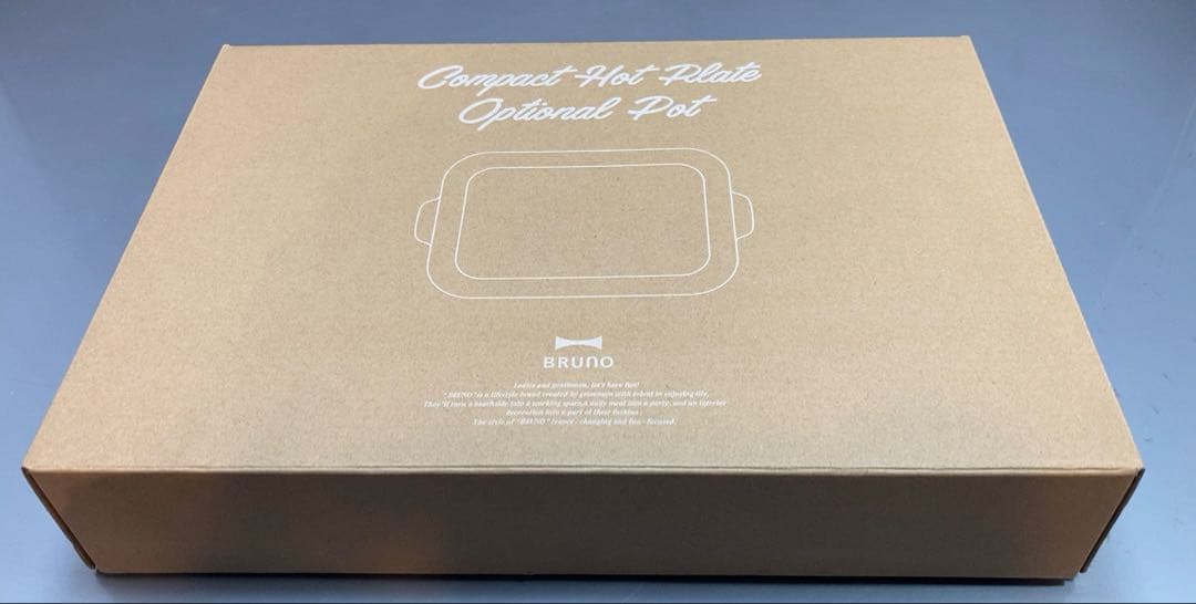 ☆未使用☆BRUNO コンパクトホットプレート+セラミックコート鍋　2点セット