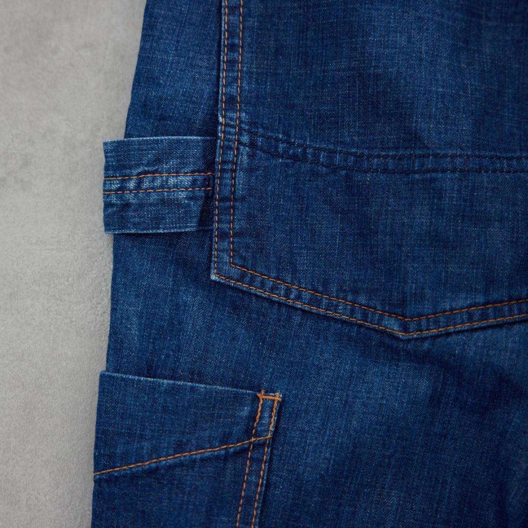 AD2010 コムデギャルソンオム ダブルニー デニム ペインターパンツ M