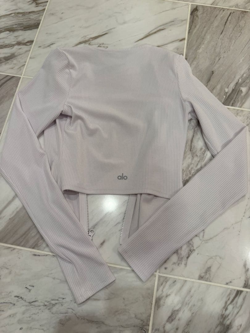 aloyoga リブ スターダスト ロングスリーブ Sサイズ