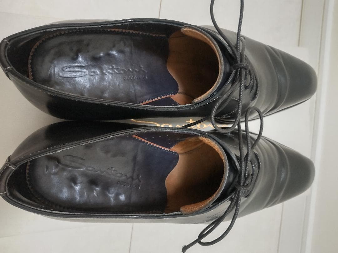 Santoni サントーニ 　プレーントゥ　ダークネイビー　60　65