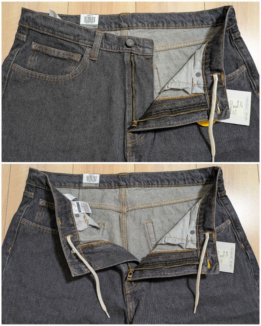 LEVI'S SUPER BAGGY スーパーバギー ブラック W36×L30