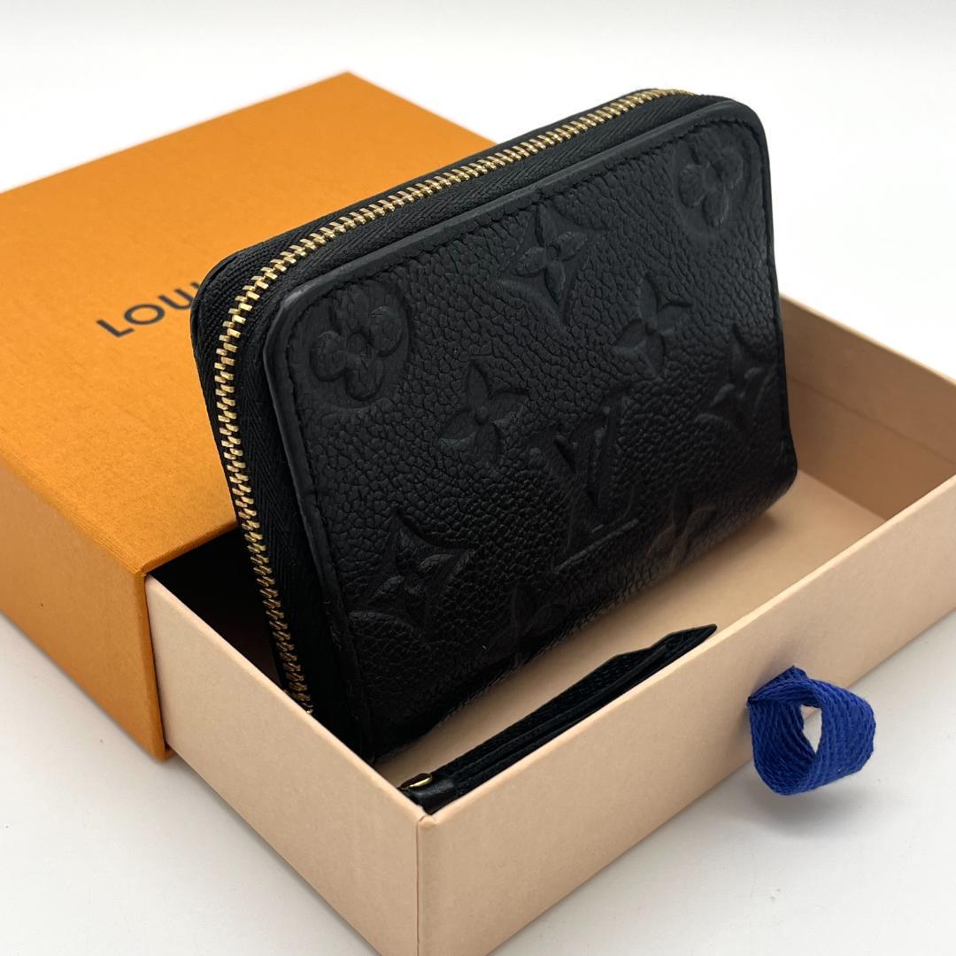 【美品】　ルイヴィトン　アンプラント　ブラック　ジッピーパース 箱