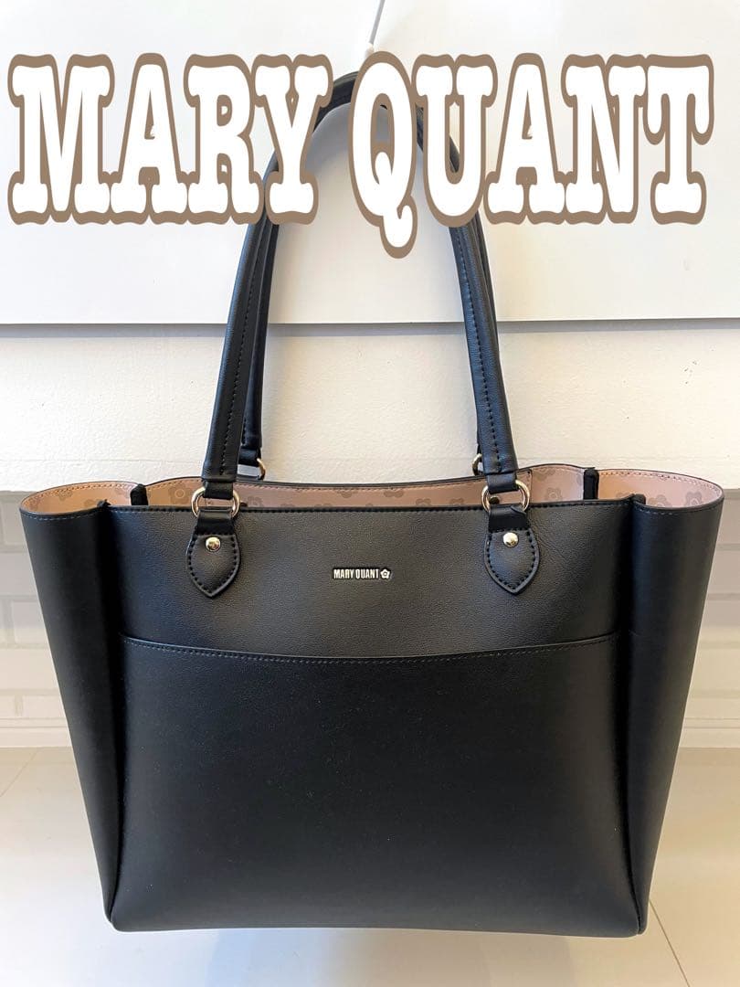 マリークワント フラップサイドデイジー トートバッグ 自立