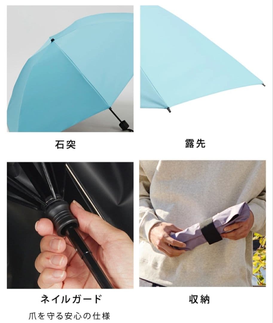 【新品未開封】COKAGE+ACTIVE 耐風 パールホワイト 55cm