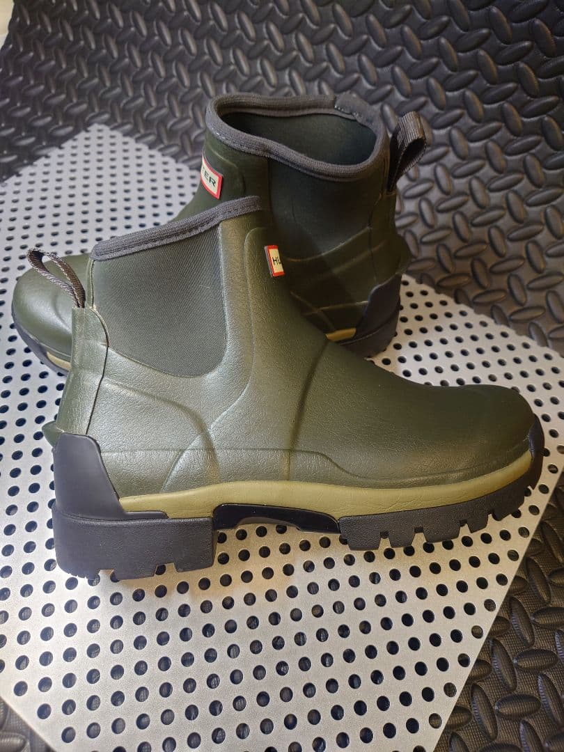 HUNTER バルモラル ハイブリッド ショート 27.5 UK9 オリーブ中古