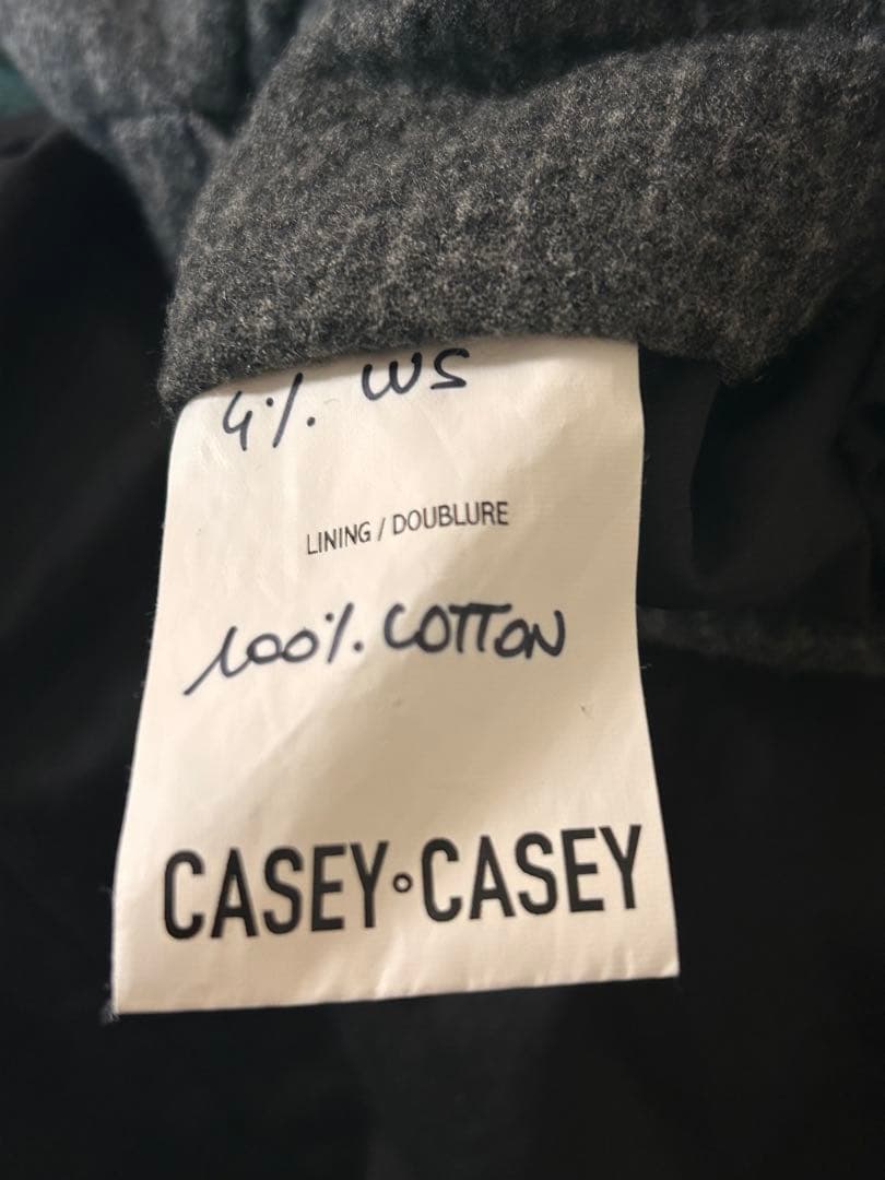 CASEY-CASEY グレー テーラードジャケット