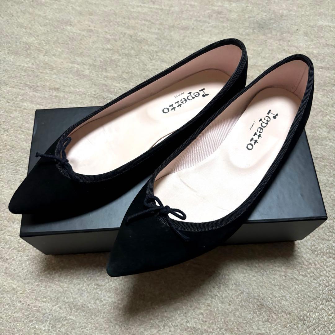 repetto ブリジット　フラットバレエパンプス37(23.5cm) レペット