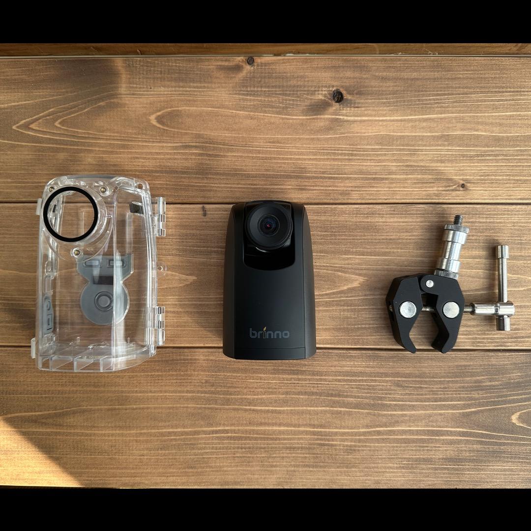 Brinno TLC200 Pro タイムラプスカメラ　防水ケース・クランプ付き
