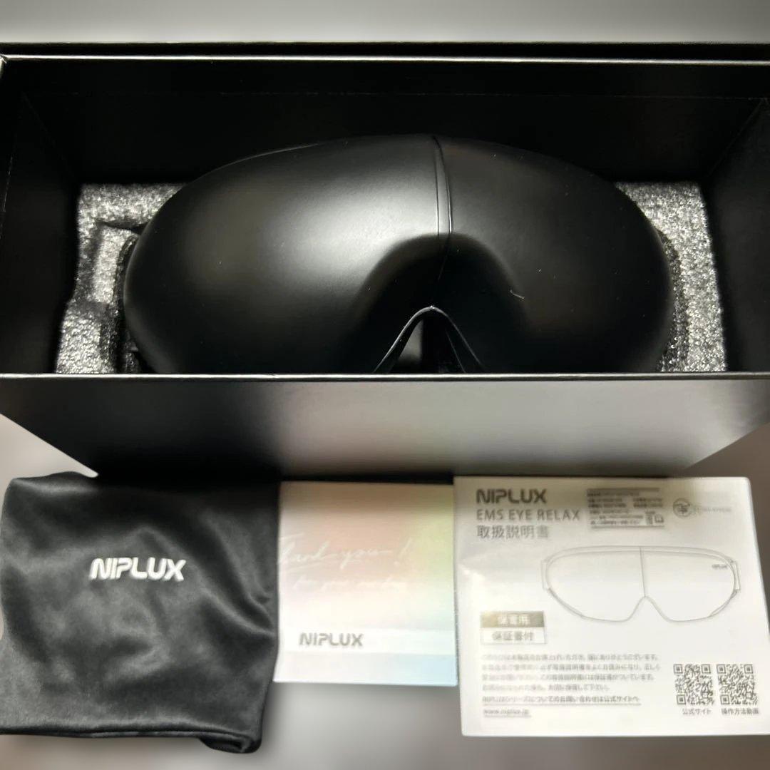 NIPLUX EMS Eye マッサージャー ブラック