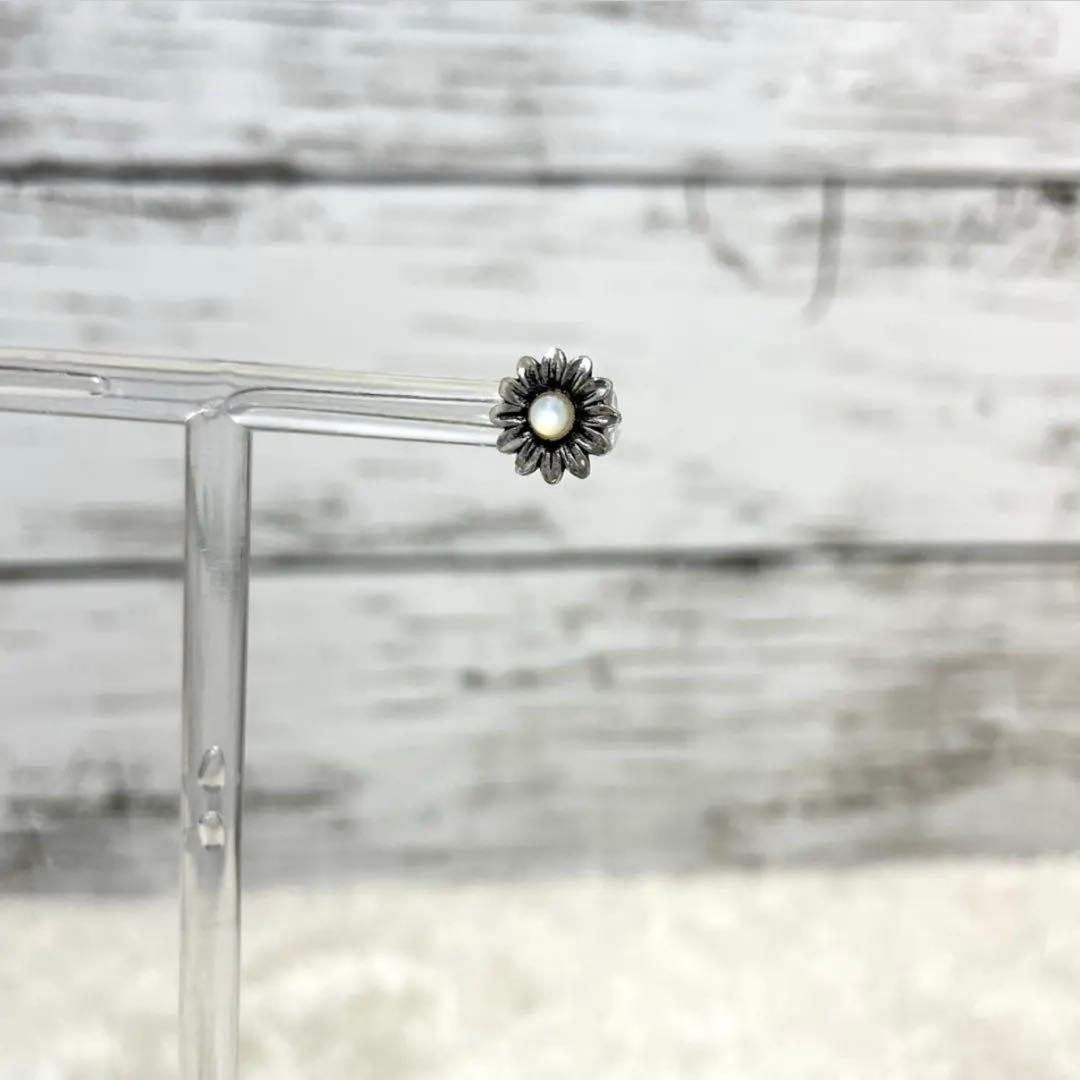 本日最終【極美品】グッチ　フラワーモチーフピアス片耳　925 メンズ/レディース