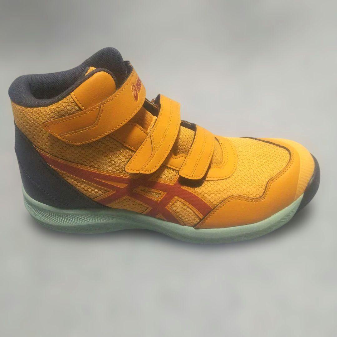 ASICS 安全靴 限定カラー タイガーイエロー×スパイスラテ