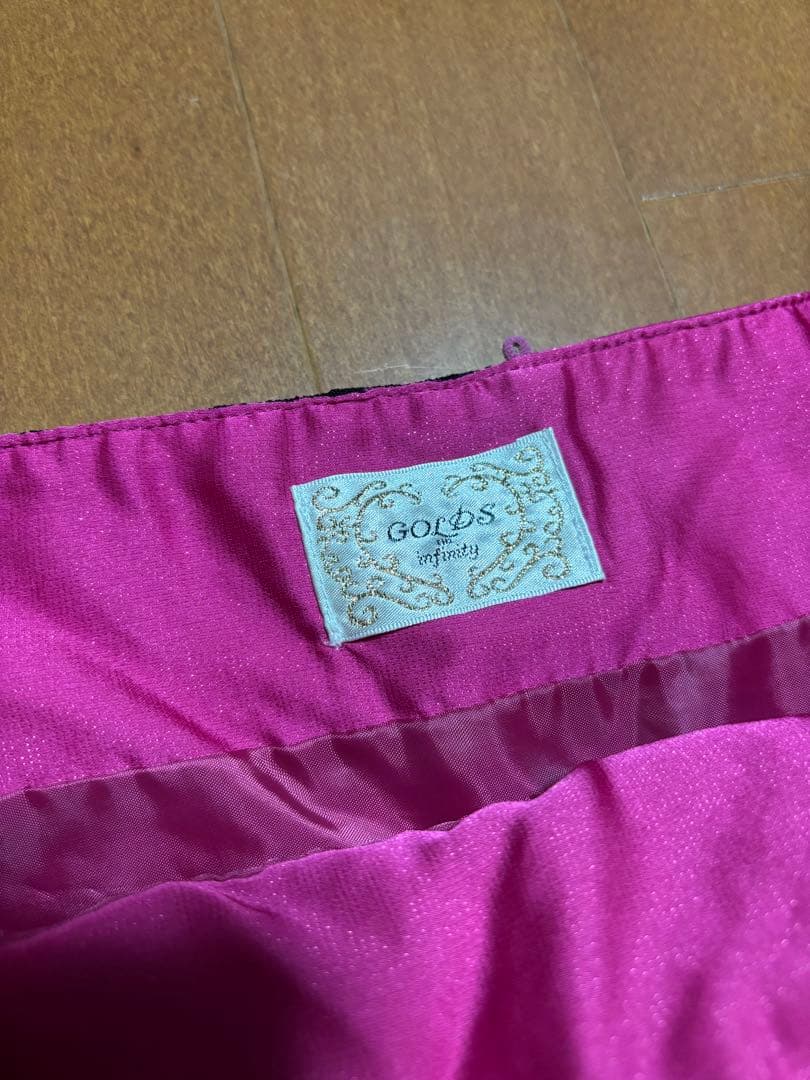GOLDS infinityピンク フリル ミニスカート M