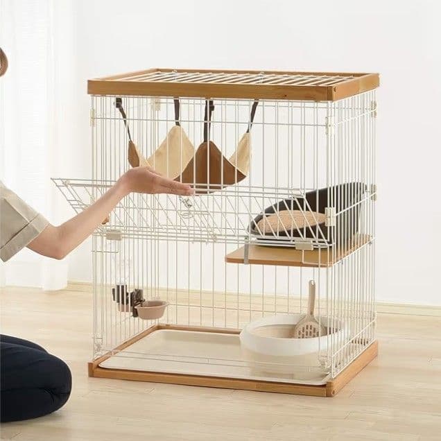 【新品未使用】リッチェル キャット サークル 木製 8kgまで 掃除簡単