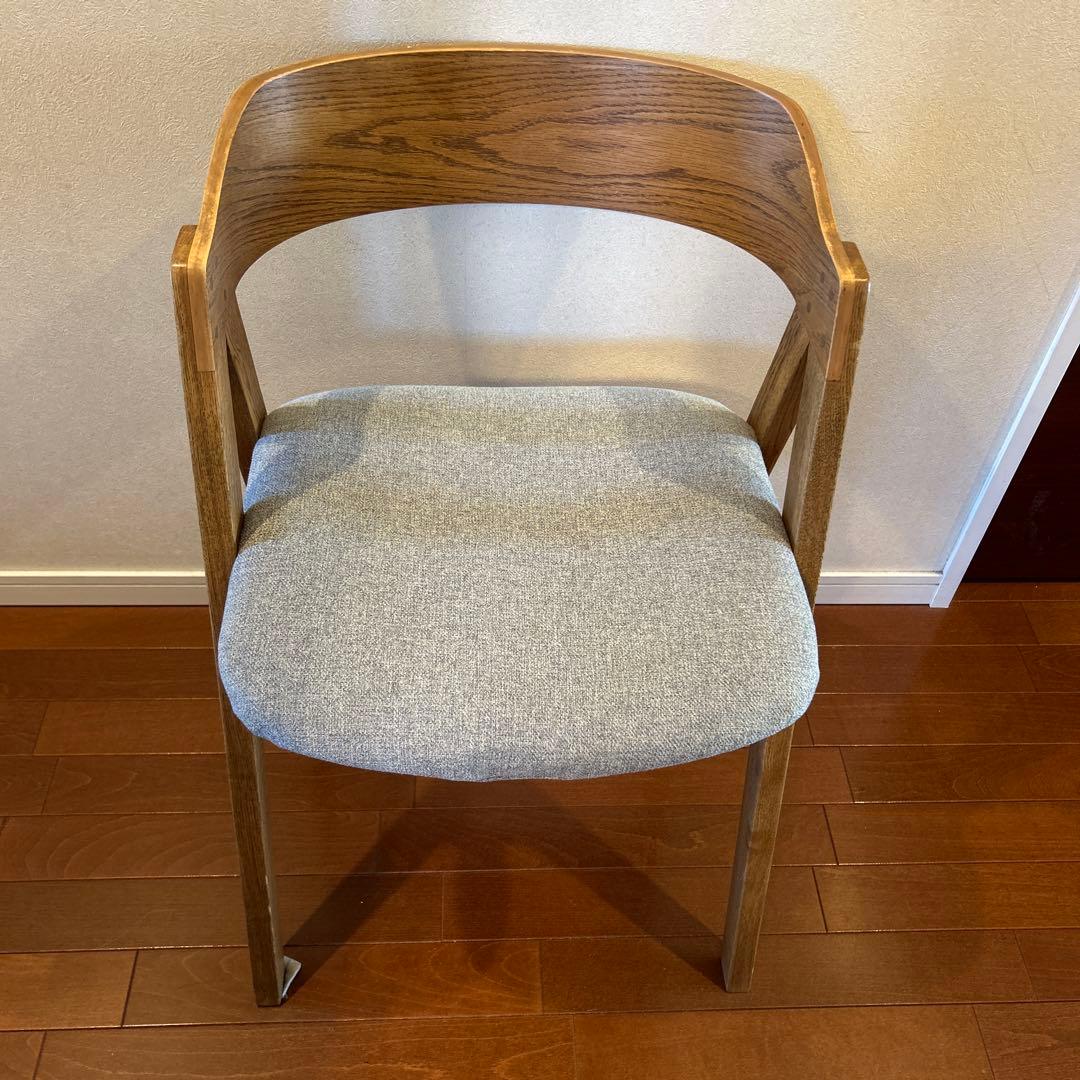 unico チェア 木脚 ブラウン エレムト elemt