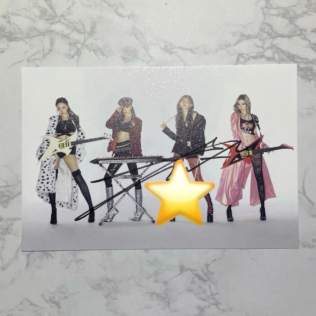 aespa rich man US 限定 ウィンター 直筆 サイン アメリカ