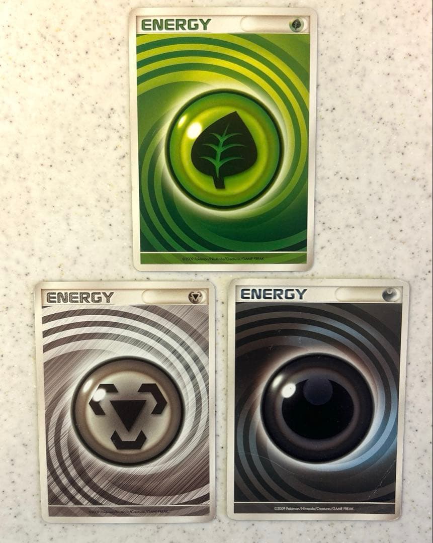 【希少】ポケモン うずまきエネルギー 3枚セット 2009年