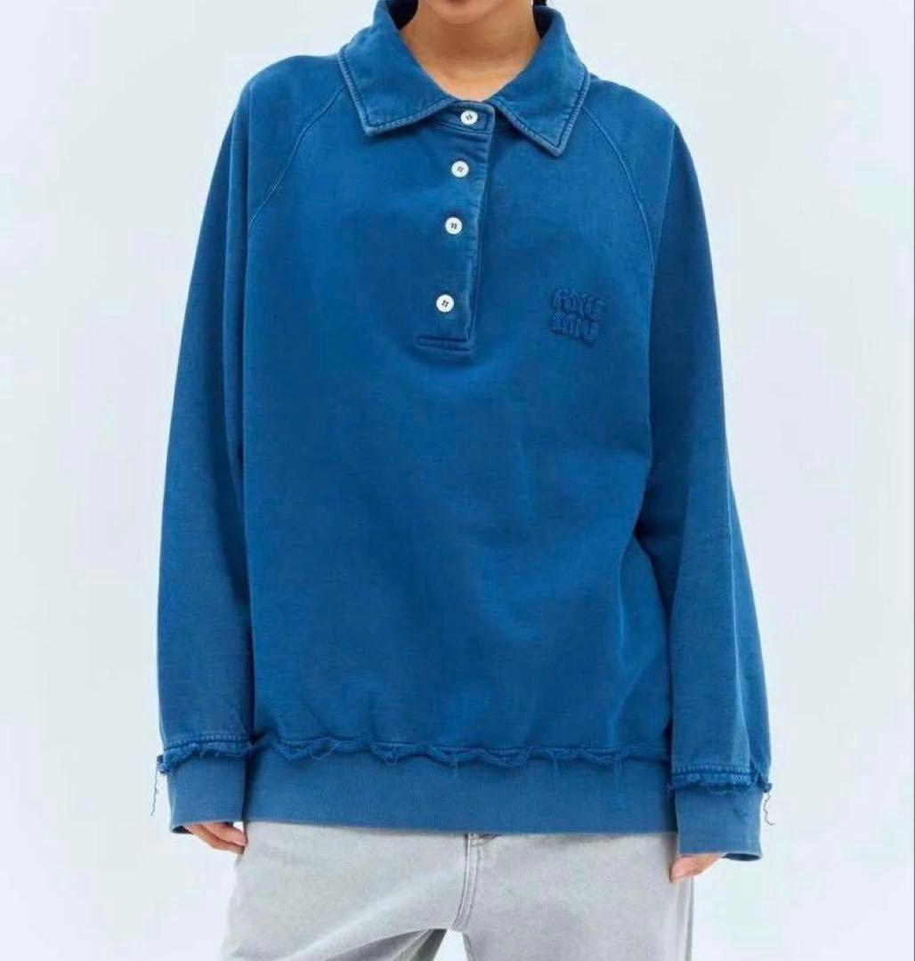 MIU MIU ミュウミュウ　ポロスウェット