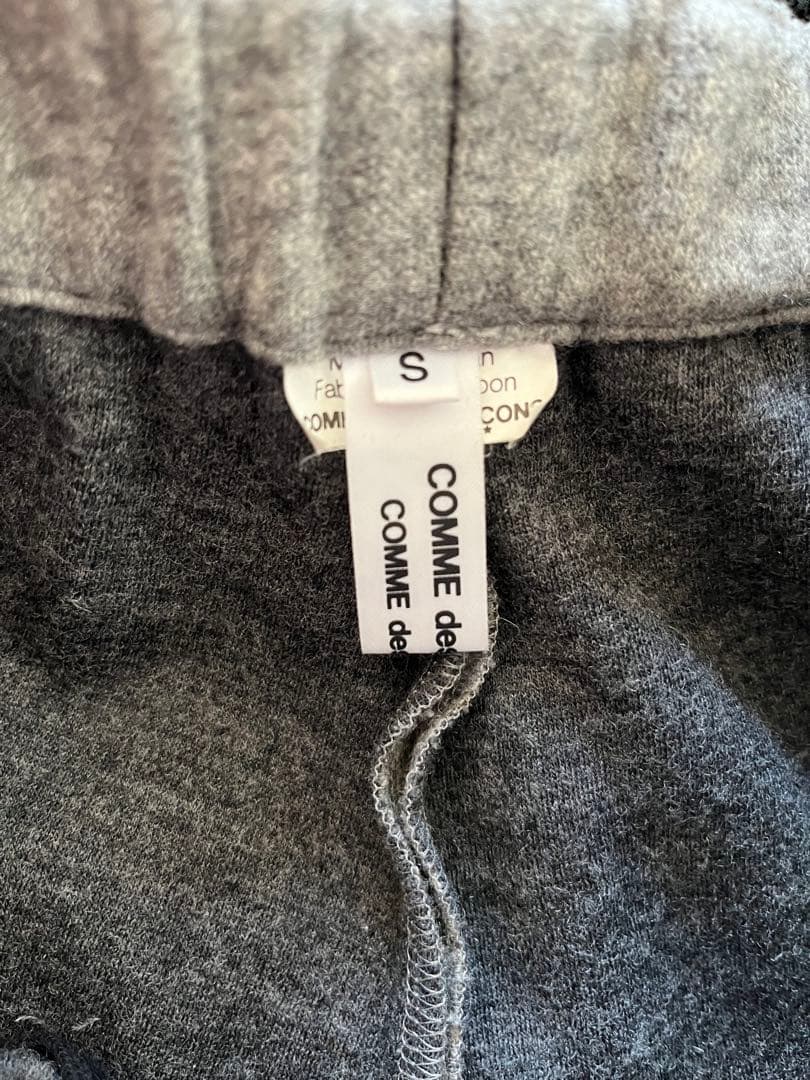 コムデギャルソンコムデギャルソン　グレー サルエルパンツ ゴムウエスト