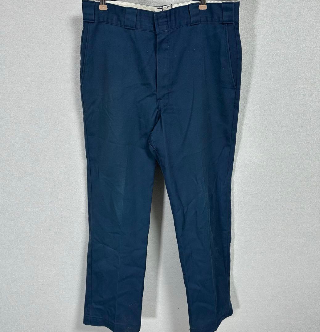 神サイズ 90s Dickies 874 紺 USA製 W33L30 アメカジ