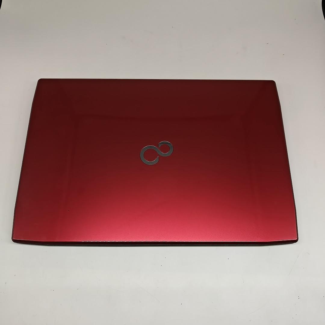 【富士通】AH53 爆速i7 SSD256GB 16GB レッド ノートPC