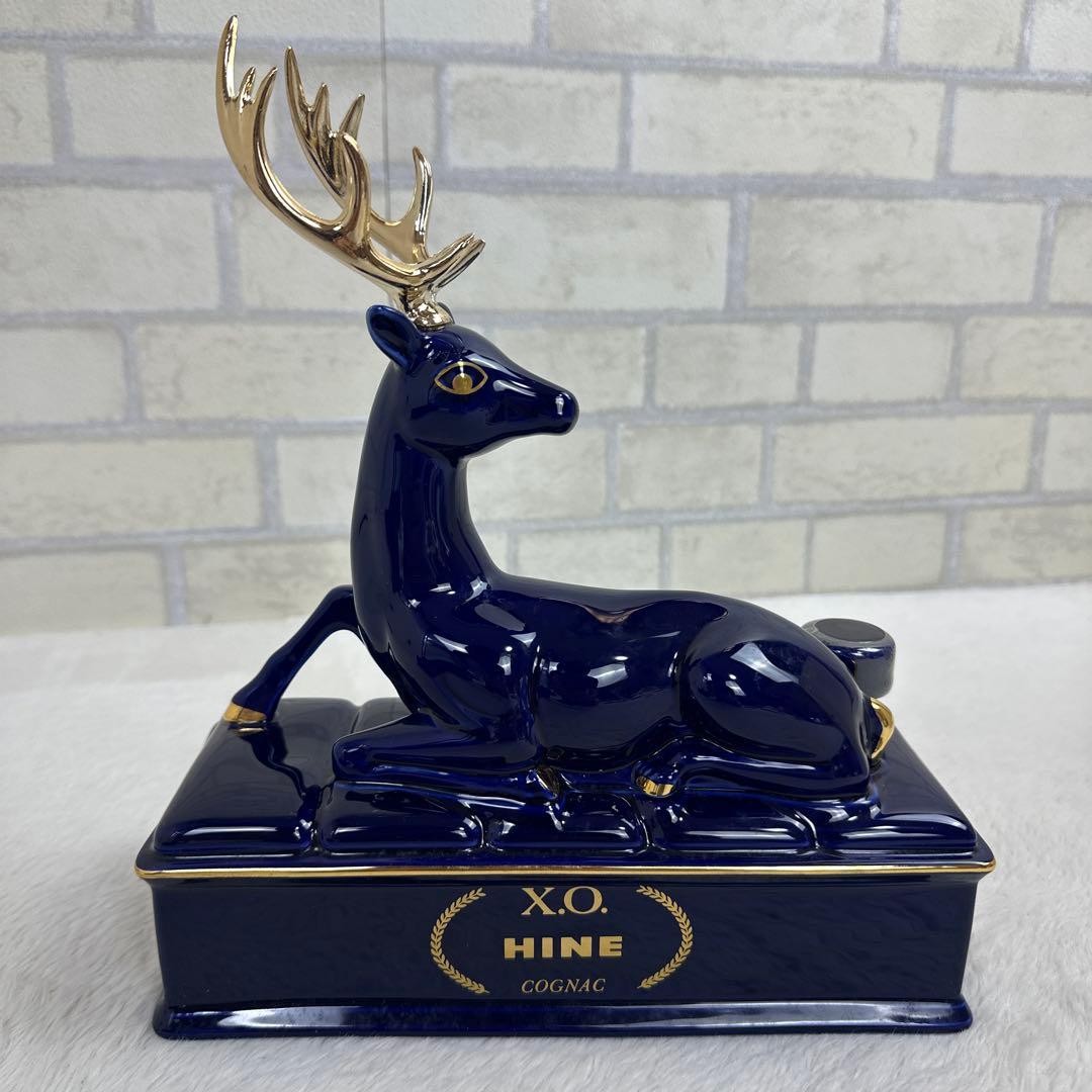 HINE X.O. COGNAC ハインコニャック 青鹿陶器リモージュ