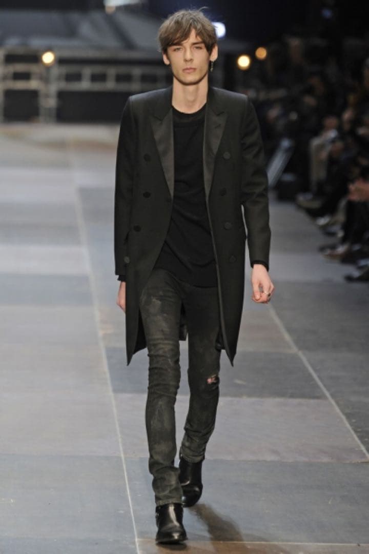 SAINT LAURENT PARIS 13AW コーティングデニム D02