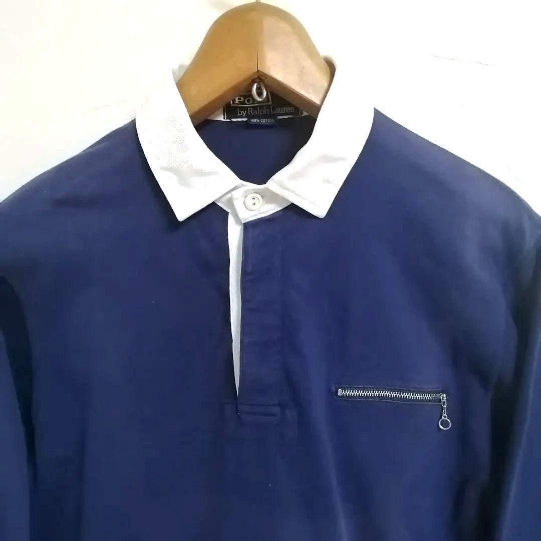 90sPoloRalphLaurenポロラルフローレン　RL-92 ラガーシャツ