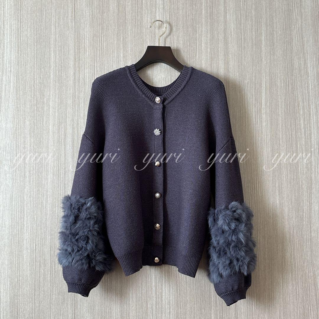 【1226】アナイ系列アルアバイル　ラビットカフクレイジー釦2WAYプルオーバー