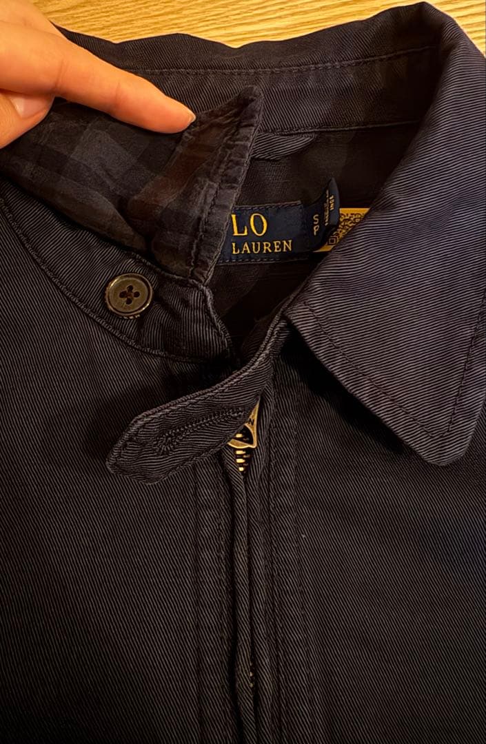 ポロラルフローレン ドリズラージャケット ダブルジップ ジャンパー ネイビー紺S