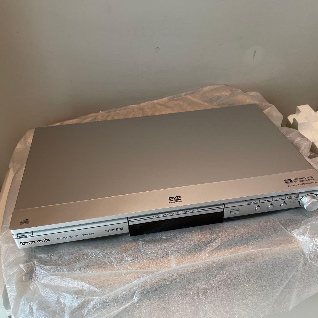 【新品・未使用】Panasonic DVD/CD プレーヤー DVD-S35-S
