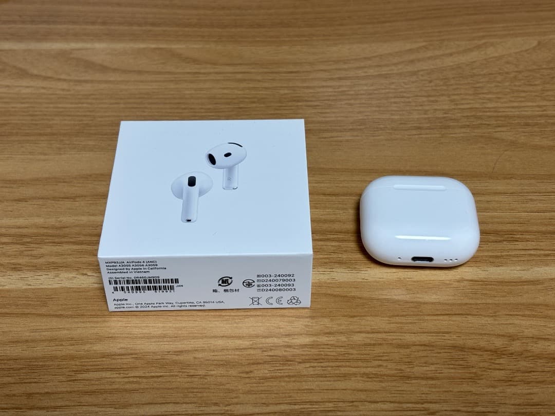 美品・完動品｜Apple AirPods 4 アクティブノイズキャンセリング