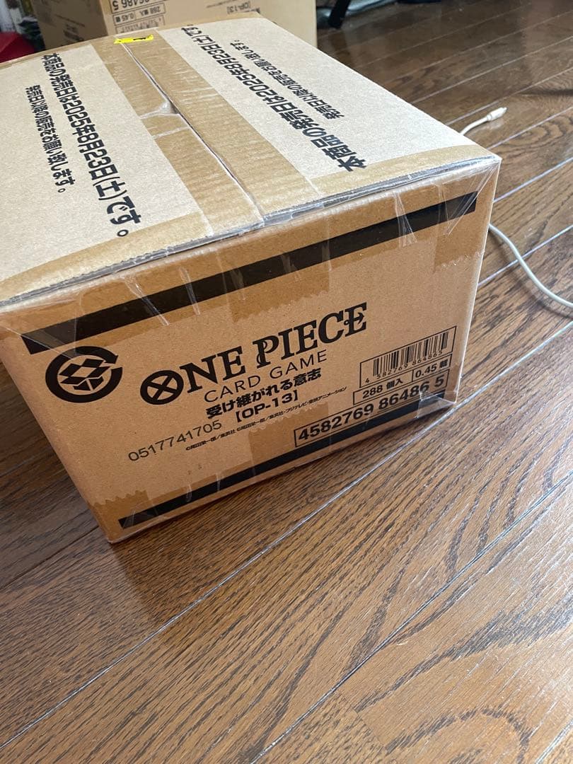 ワンピースカード 受け継がれる意志 3カートン 未開封 (36BOX)