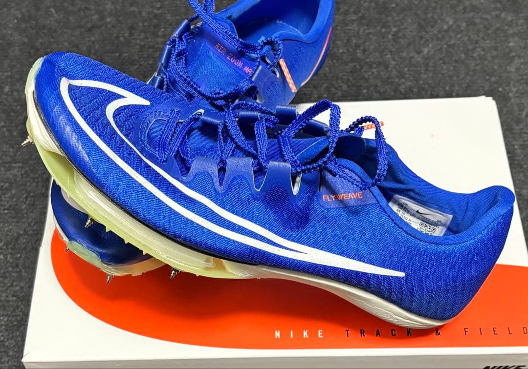 Nike エアズーム マックスフライ1 青 ※試着のみ【25.5cm・極美品】