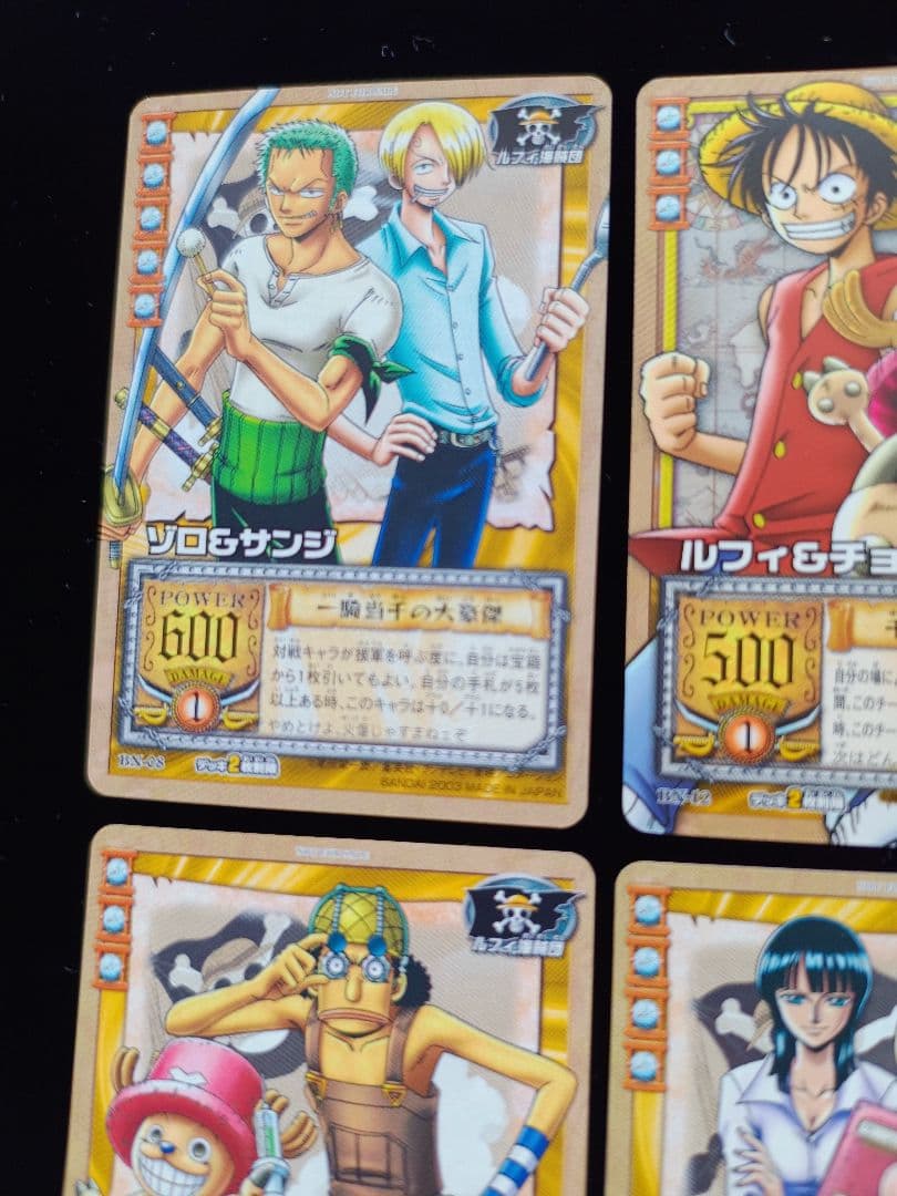 大会プロモ 麦わらの一味 4枚セット 旧ワンピースカード