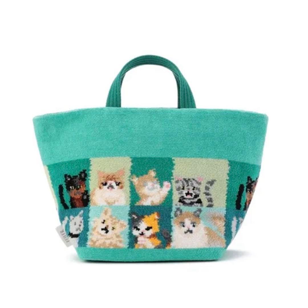 希少 未使用タグ付き FEILER ルック！マイキャット ストレージ バスケット