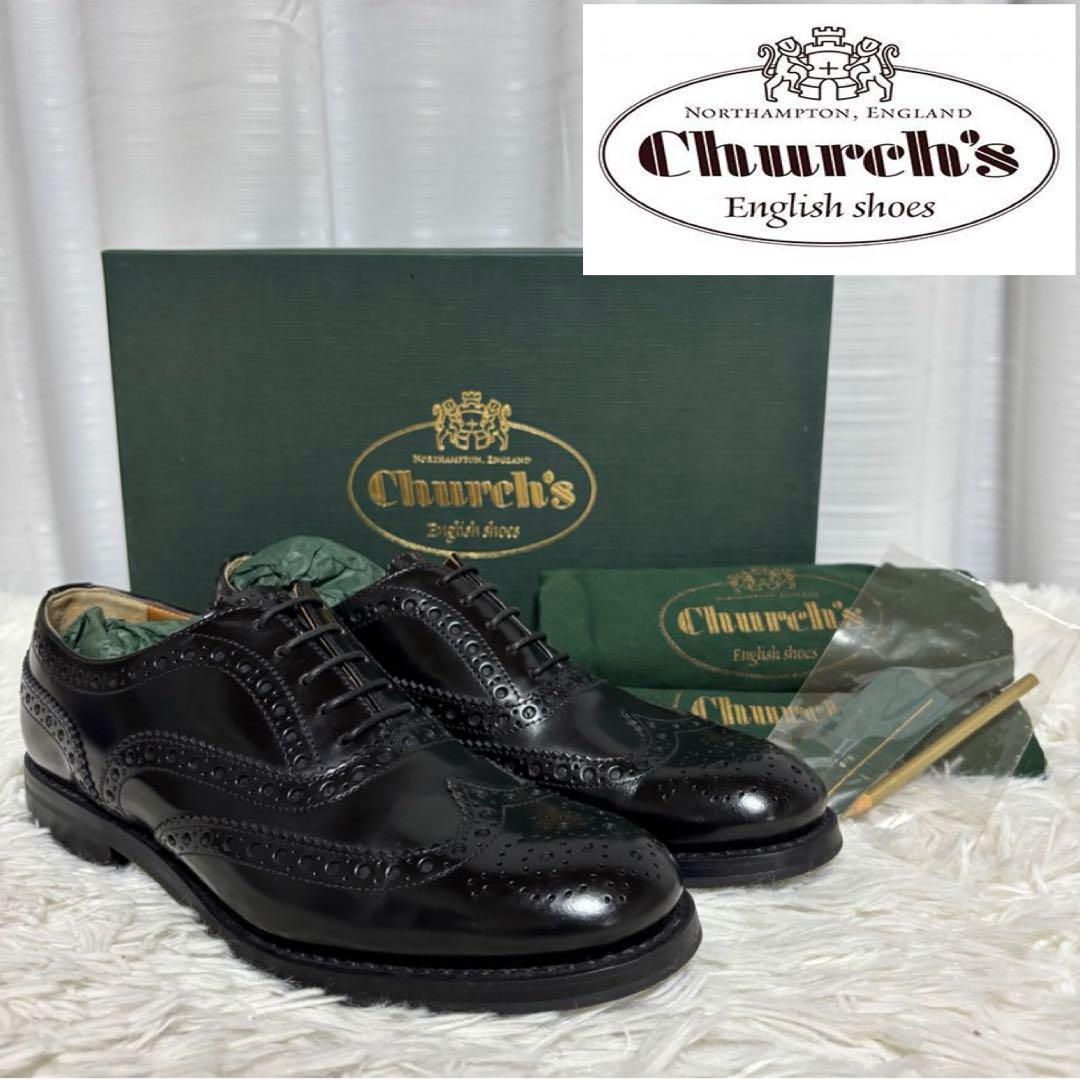 ⭐️未使用級⭐️ チャーチ BURWOOD ウィングチップ　ドレスシューズ