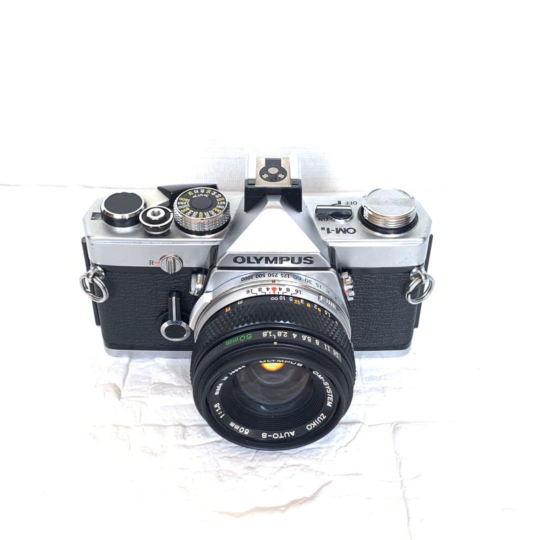 【OLYMPUS】オリンパスOM-1N一眼レフカメラ 50mmレンズ付き