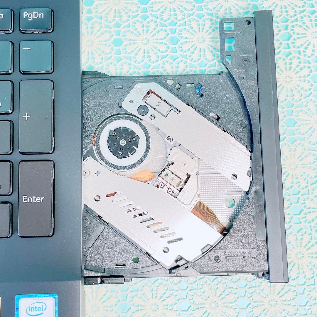 Corei7❣️大容量1TB✨️薄型ノートパソコン✨️おしゃれ黒ブルーレイ✨️カメラ付き