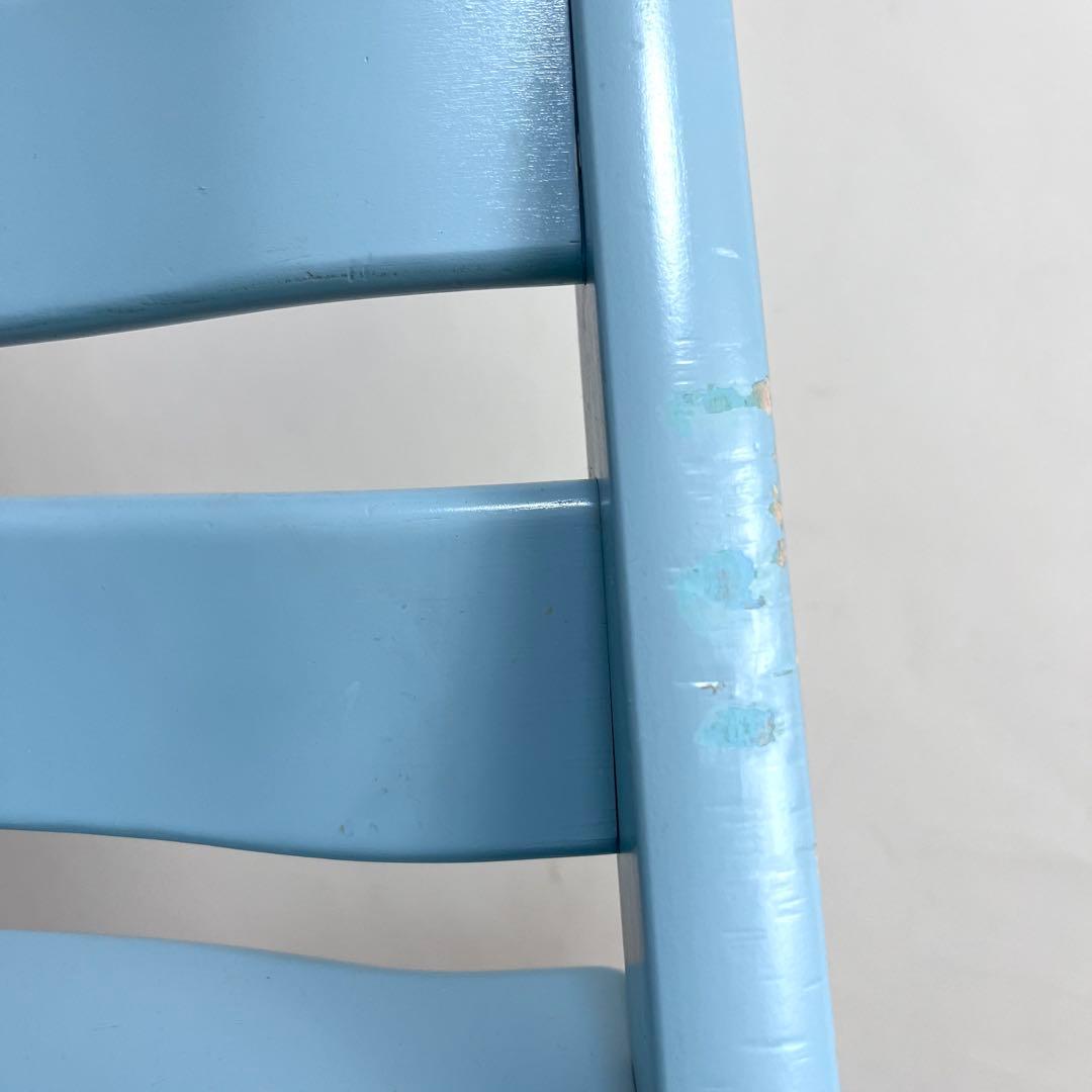 シリアルNo6　ストッケ トリップトラップ ハイチェア アクアブルー