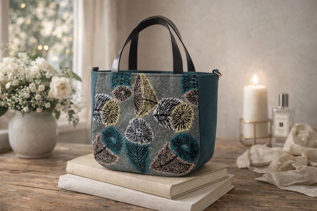 ⚮̈ミナペルホネン　hana no mi まるっこかくれんぼトート