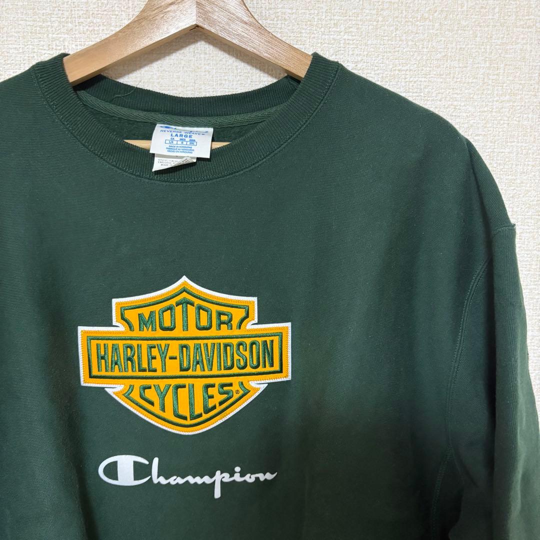 【希少】Champion x Harley-Davidson/リバースウィーブ